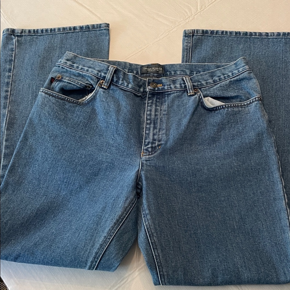 Lauren Ralph Lauren Dark Blue Flare Jeans